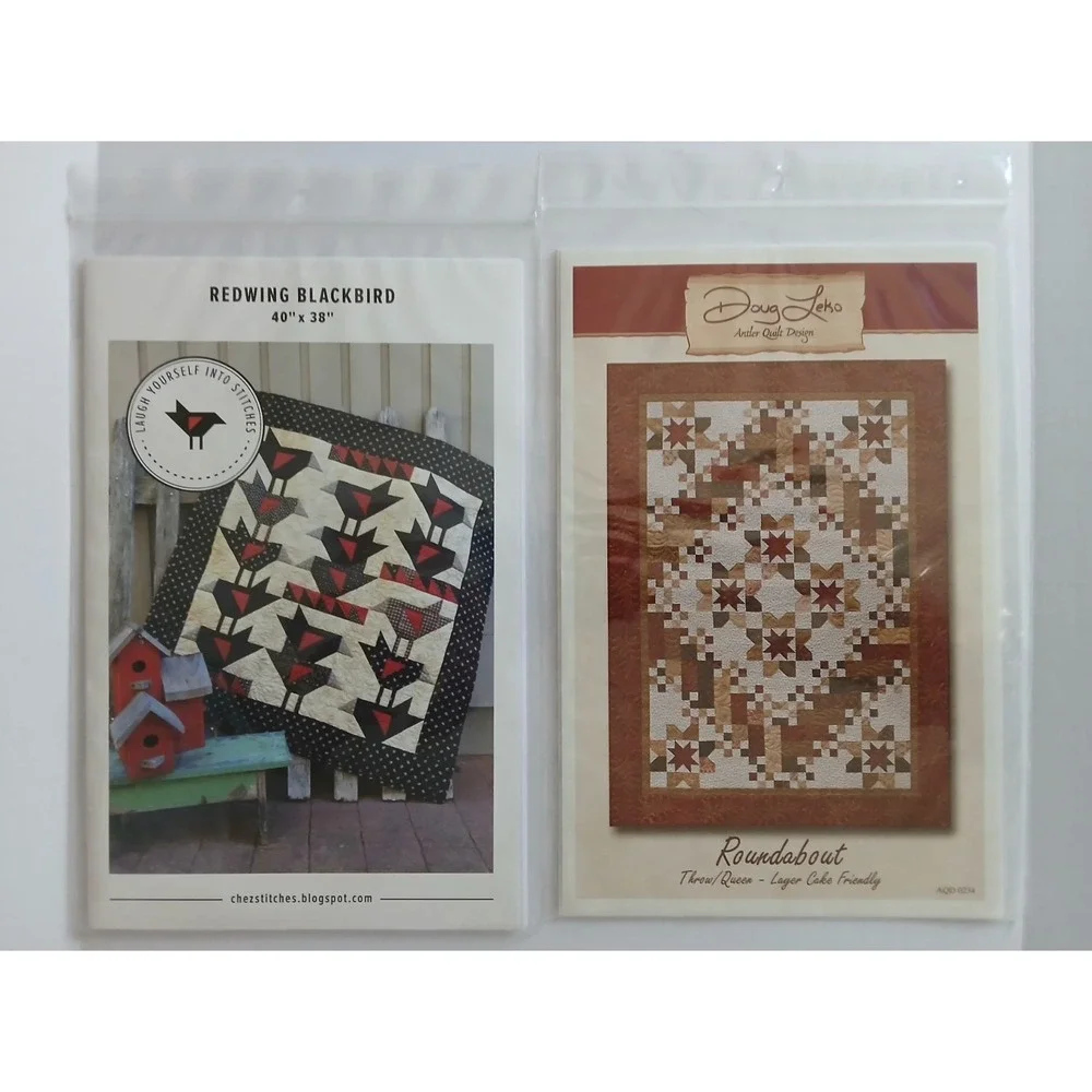 Redwing Blackbird Quilt Pattern by Laugh Yourself into Stitches&Round A Bout Lot